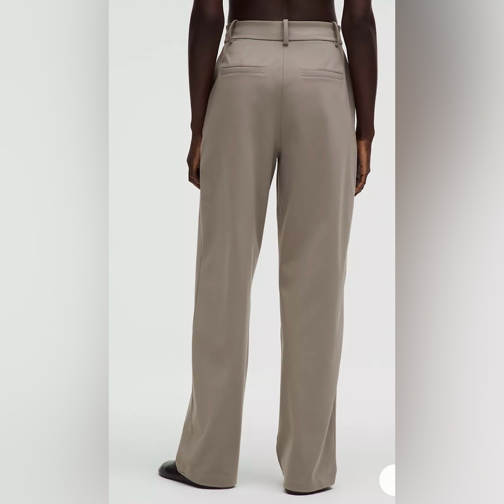 lululemon athletica Wide-Leg High-Rise Pants - Taupe